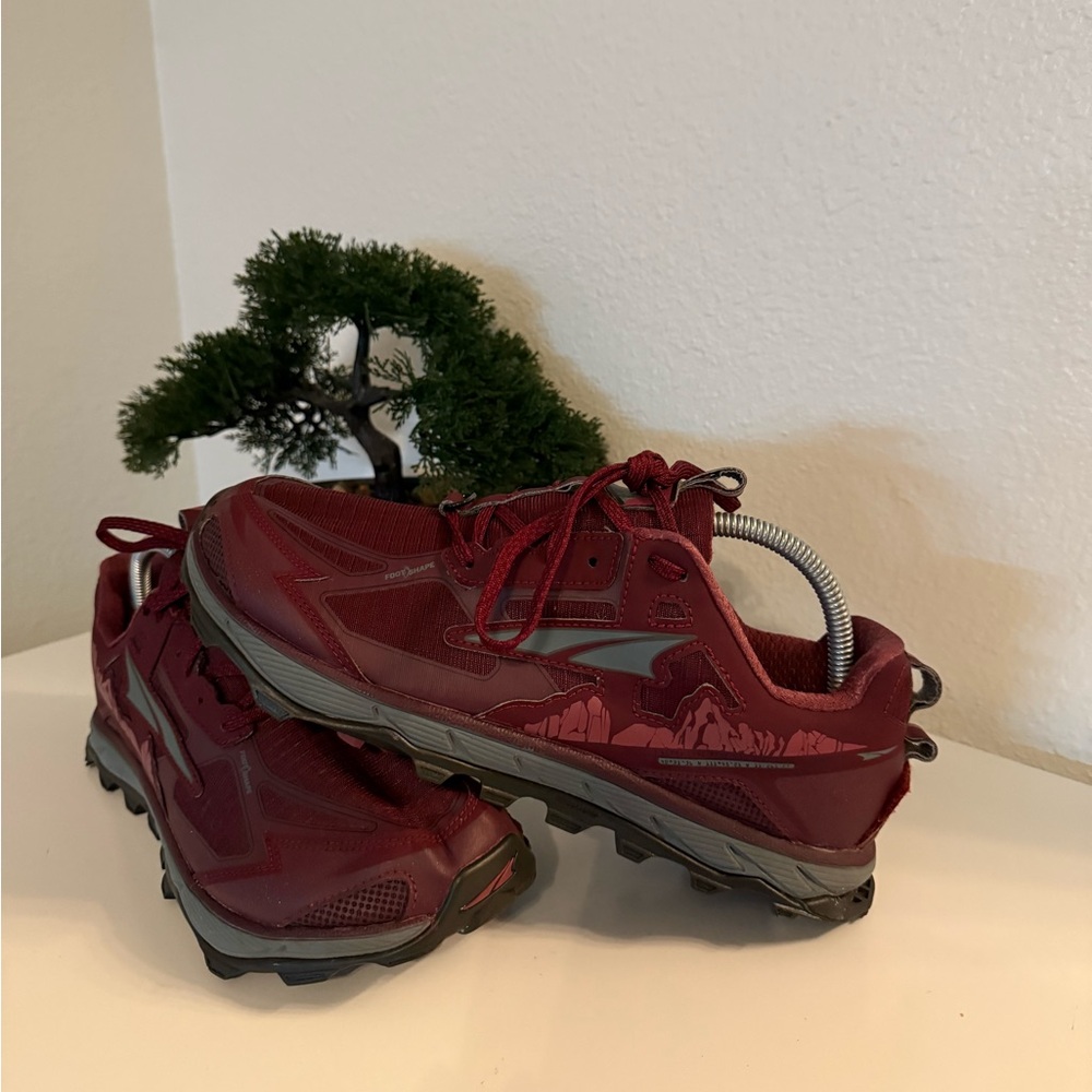 Altra Maroon Trail Running Shoes - Picture 2 of 6